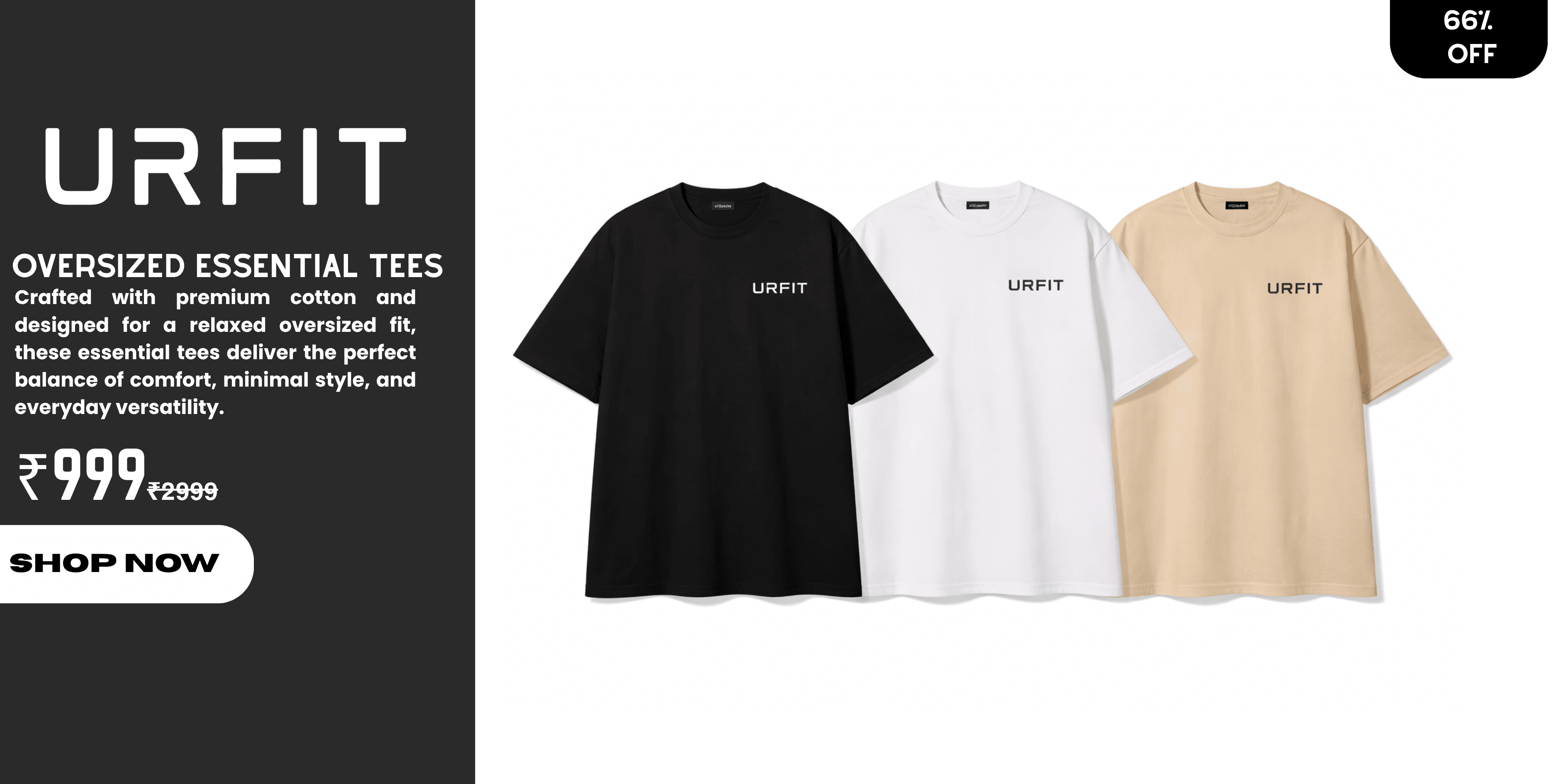 Oversized essential tees